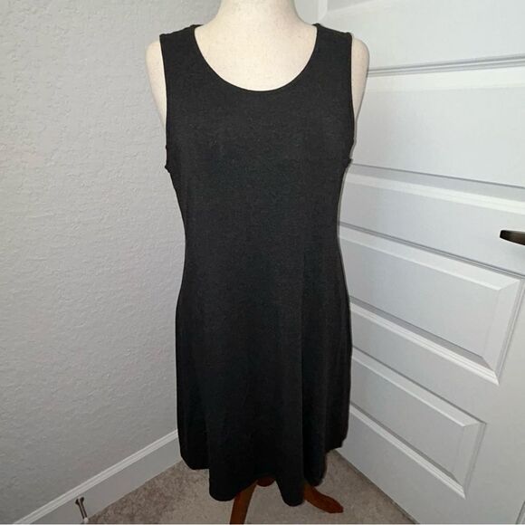 Eileen Fisher System Sleeveless Tank A-Line Dress - Picture 1 of 8